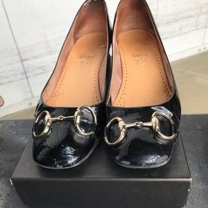 Gucci black patent vintage shoes 38 (US 8B)